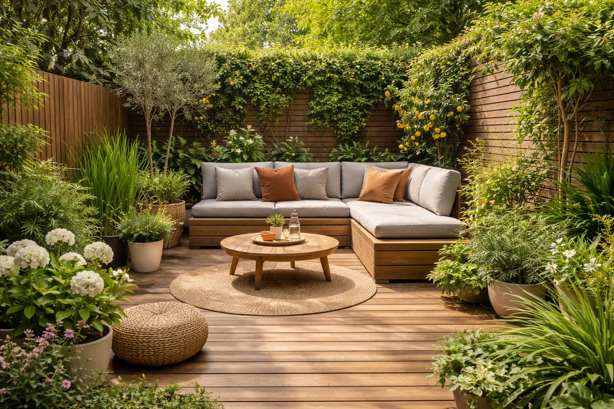 Comment aménager une terrasse en bois pour un petit jardin