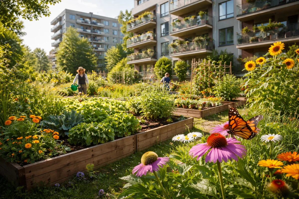 Les bienfaits des jardins urbains pour la biodiversité